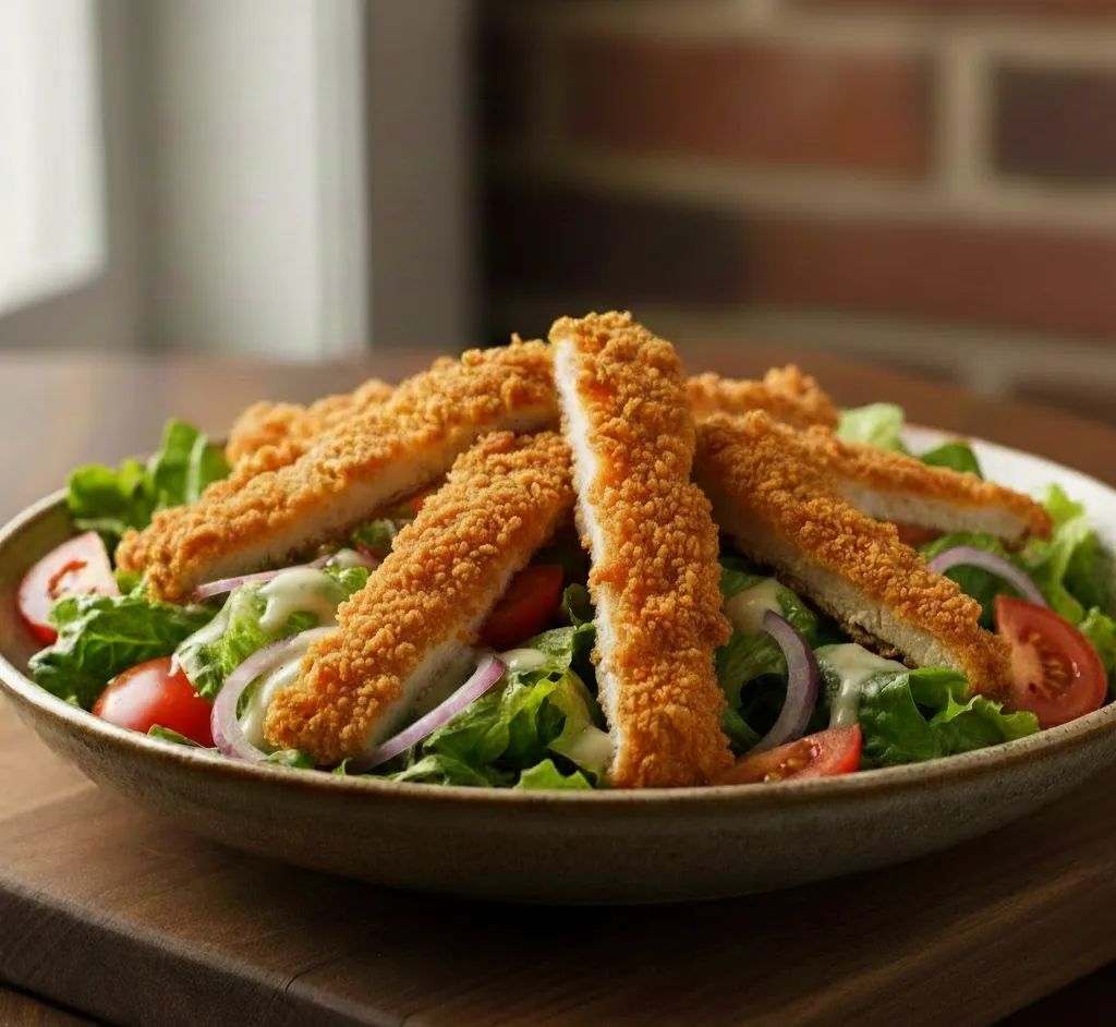 CHICKEN CRISPY SALAT
